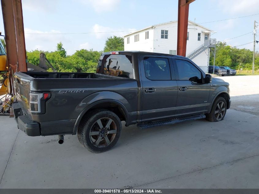 2016 Ford F-150 Lariat VIN: 1FTEW1CG2GKD71081 Lot: 39401578