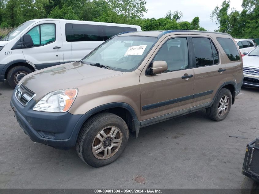 2003 Honda Cr-V Ex VIN: SHSRD78883U137488 Lot: 39401594