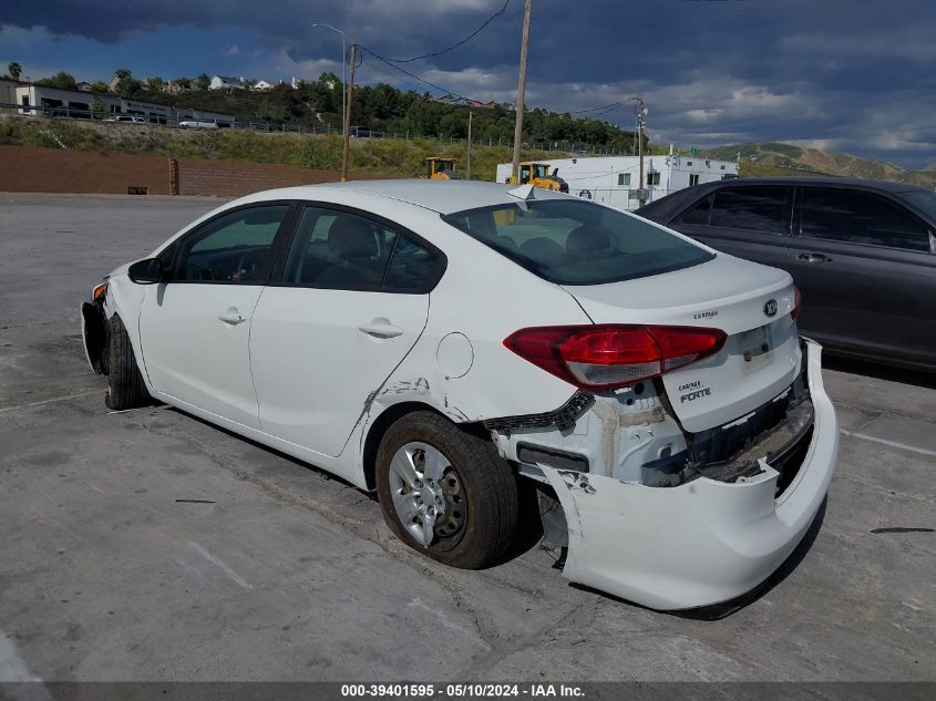 2018 Kia Forte Lx VIN: 3KPFK4A72JE268452 Lot: 39401595