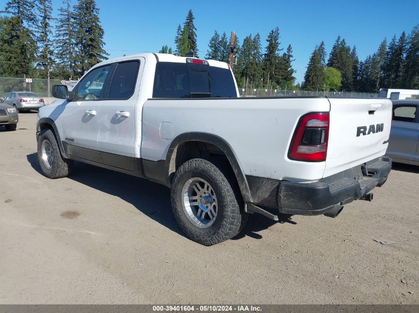 2020 Ram 1500 Rebel Quad Cab 4X4 6'4 Box VIN: 1C6SRFET3LN258144 Lot: 39401604