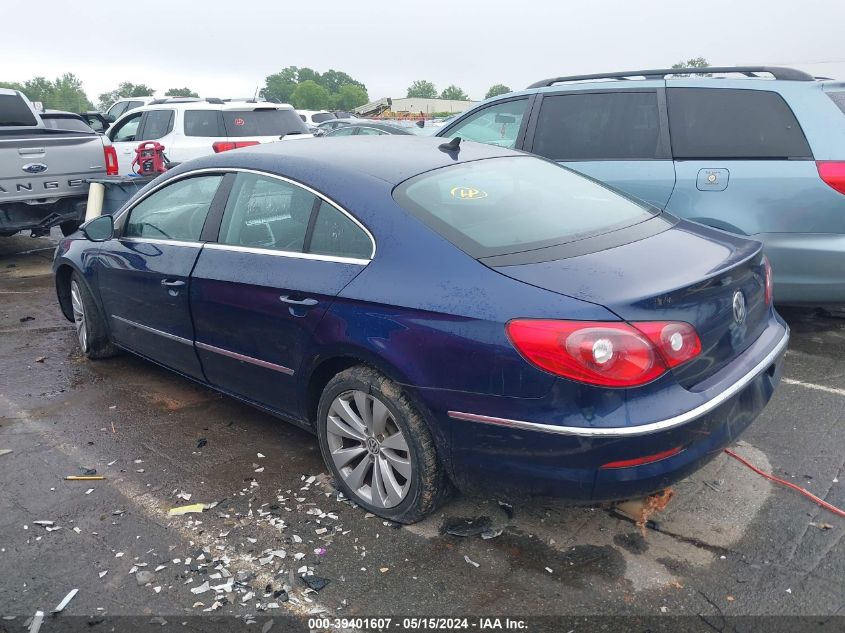 2010 Volkswagen Cc Sport VIN: WVWML7AN0AE516052 Lot: 39401607