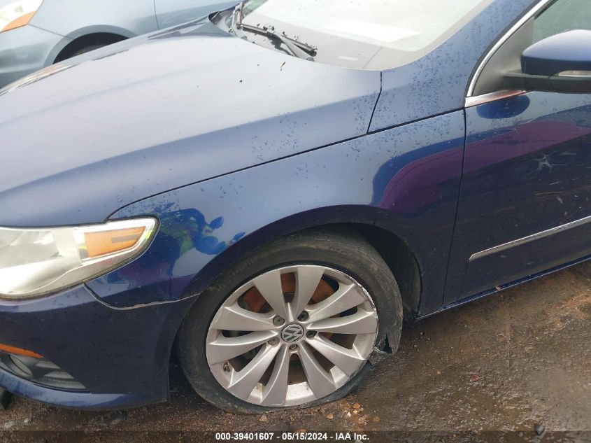 2010 Volkswagen Cc Sport VIN: WVWML7AN0AE516052 Lot: 39401607