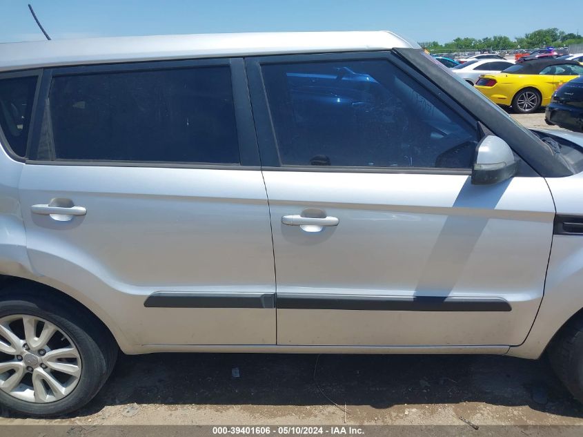 2012 Kia Soul + VIN: KNDJT2A68C7365435 Lot: 39401606
