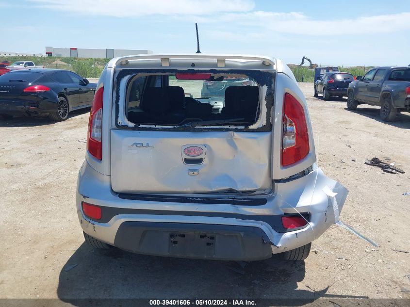 2012 Kia Soul + VIN: KNDJT2A68C7365435 Lot: 39401606