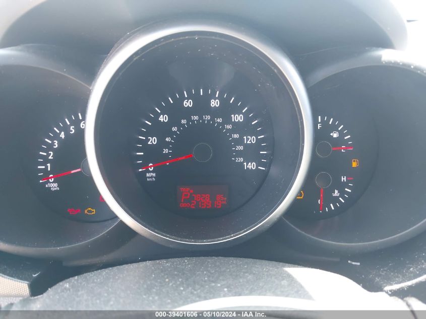 2012 Kia Soul + VIN: KNDJT2A68C7365435 Lot: 39401606