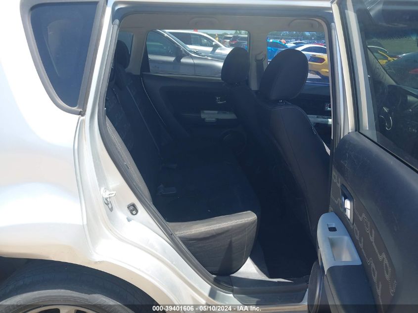 2012 Kia Soul + VIN: KNDJT2A68C7365435 Lot: 39401606