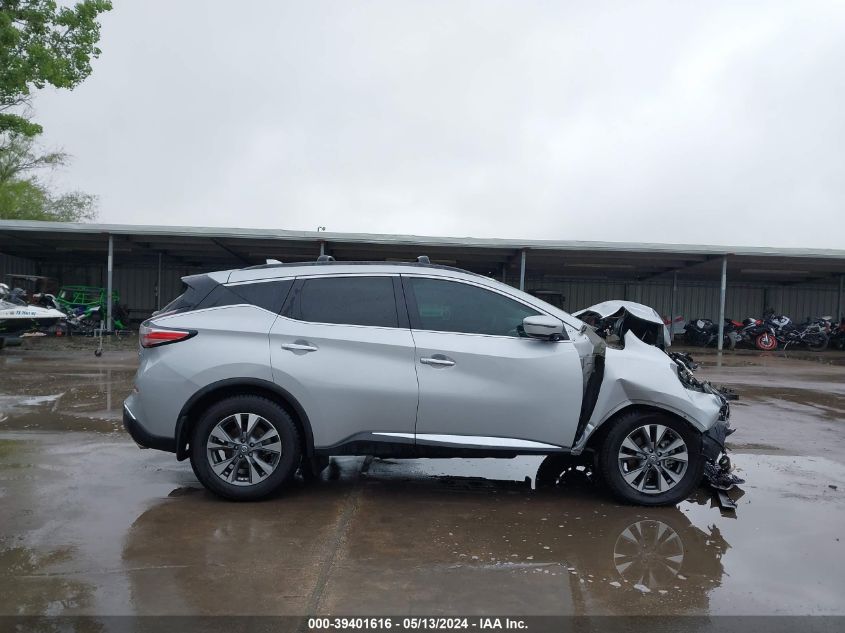 2017 Nissan Murano Sv VIN: 5N1AZ2MH2HN107700 Lot: 39401616