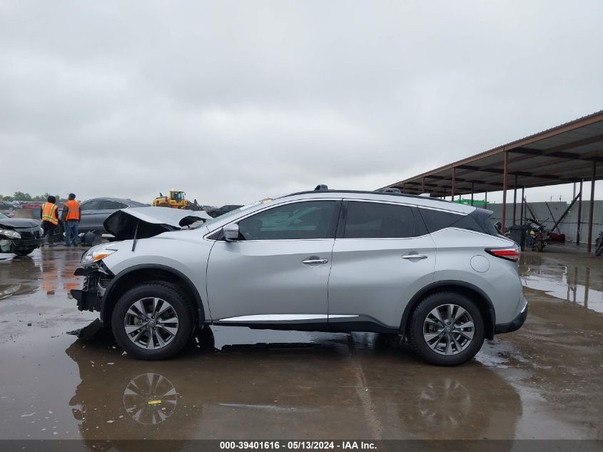 2017 Nissan Murano Sv VIN: 5N1AZ2MH2HN107700 Lot: 39401616