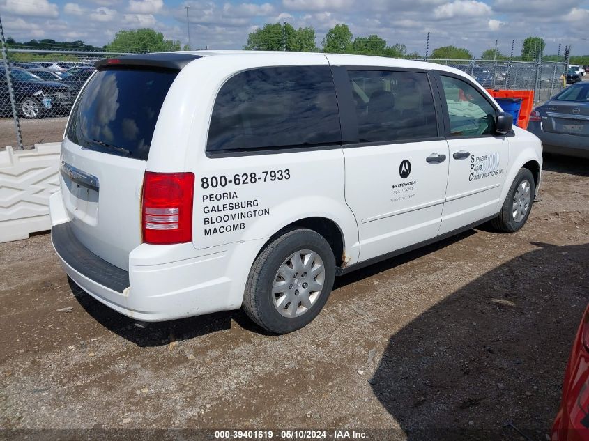 2008 Chrysler Town & Country Lx VIN: 2A8HR44H18R799457 Lot: 39401619