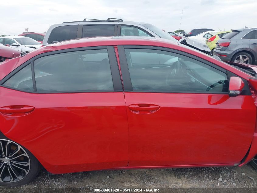 2015 Toyota Corolla S Plus VIN: 2T1BURHE1FC287607 Lot: 39401620