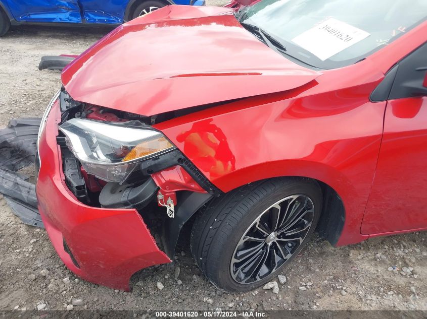 2015 Toyota Corolla S Plus VIN: 2T1BURHE1FC287607 Lot: 39401620