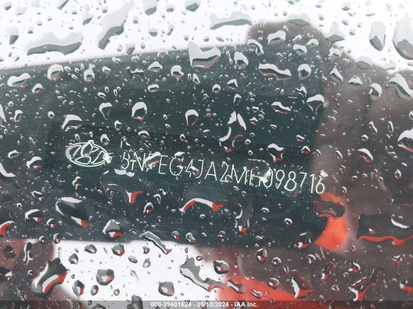 2021 HYUNDAI SONATA SE - 5NPEG4JA2MH098716