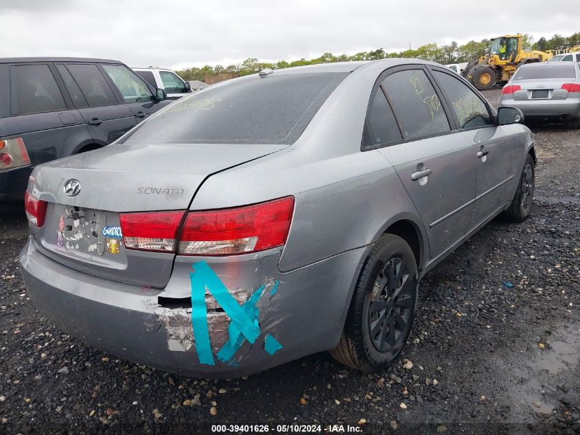 2008 Hyundai Sonata Gls VIN: 5NPET46C88H372688 Lot: 39401626