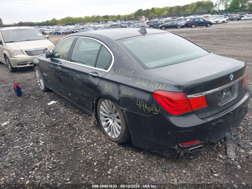 2012 BMW 750Li xDrive VIN: WBAKC8C5XCC436019 Lot: 39401630