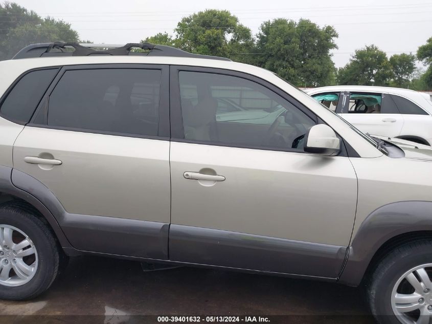 2008 Hyundai Tucson Limited V6/Se VIN: KM8JN12D58U810123 Lot: 39401632