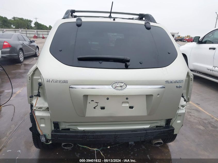 2008 Hyundai Tucson Limited V6/Se VIN: KM8JN12D58U810123 Lot: 39401632