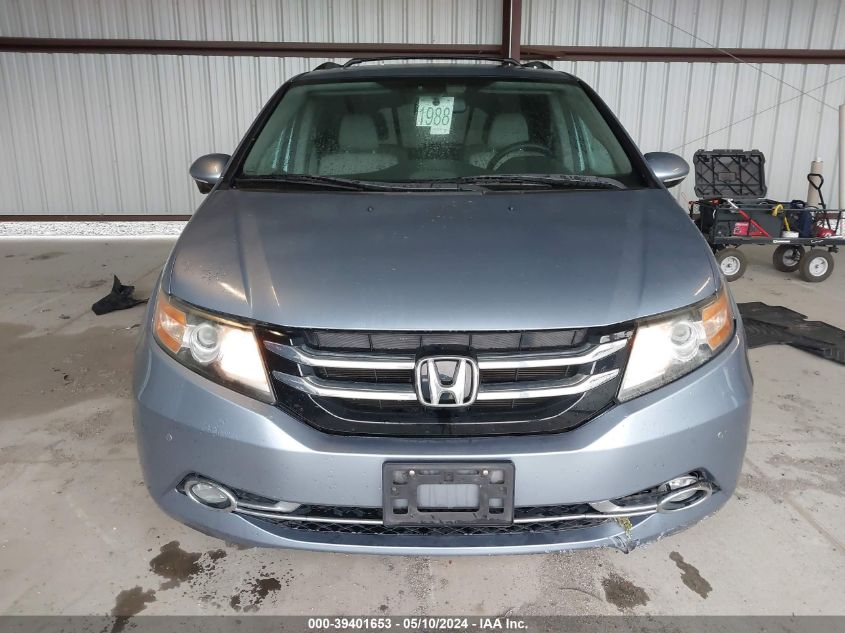 2014 Honda Odyssey Touring/Touring Elite VIN: 5FNRL5H94EB070897 Lot: 39401653