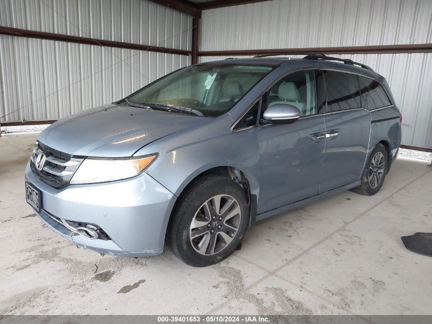 2014 Honda Odyssey Touring/Touring Elite VIN: 5FNRL5H94EB070897 Lot: 39401653