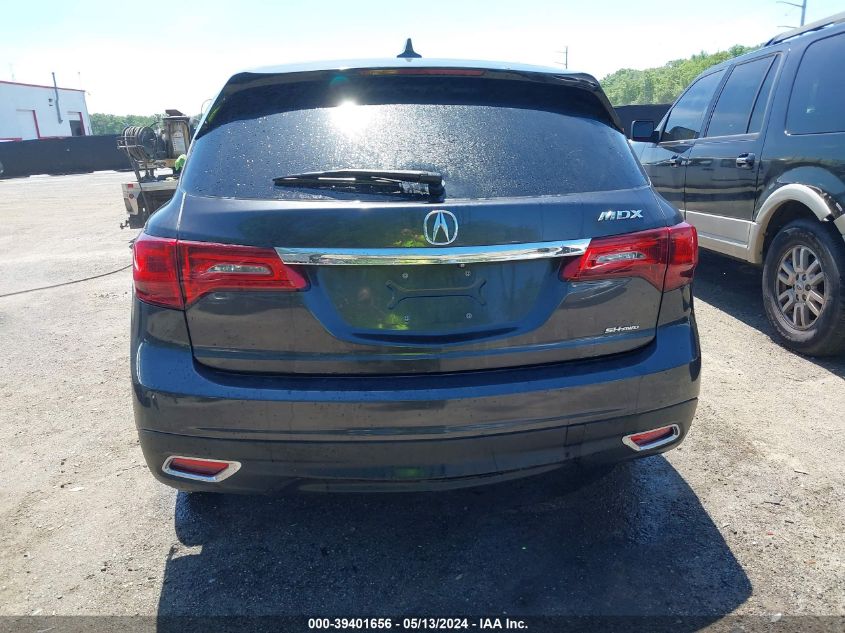 2014 Acura Mdx Technology Package VIN: 5FRYD4H46EB028754 Lot: 39401656