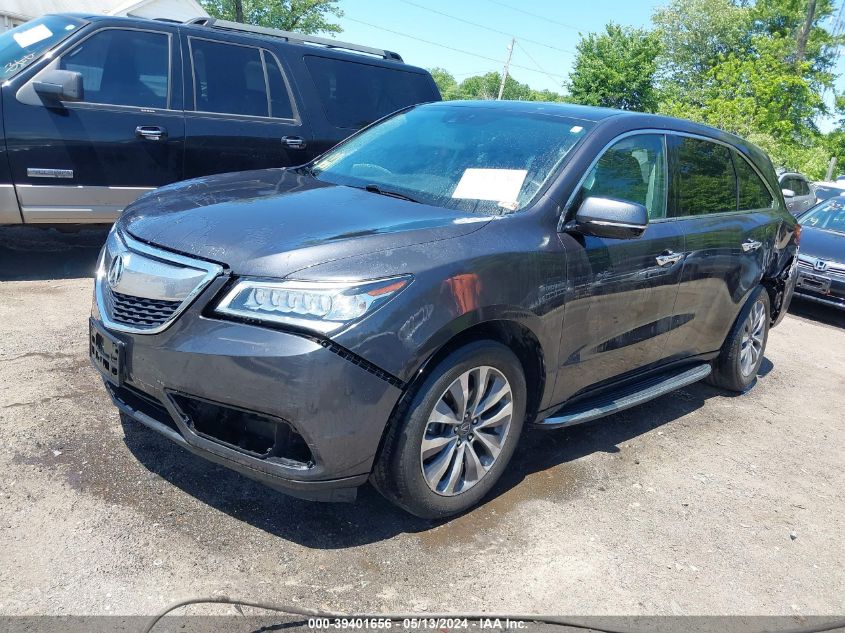 2014 Acura Mdx Technology Package VIN: 5FRYD4H46EB028754 Lot: 39401656