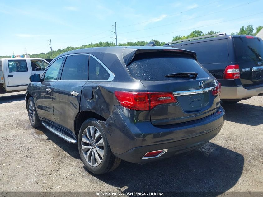 2014 Acura Mdx Technology Package VIN: 5FRYD4H46EB028754 Lot: 39401656