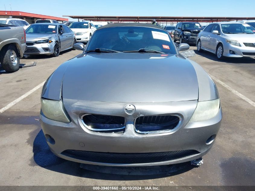 2005 BMW Z4 3.0I VIN: 4USBT53585LU11277 Lot: 39401660