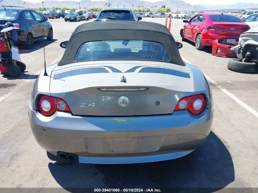 2005 BMW Z4 3.0I VIN: 4USBT53585LU11277 Lot: 39401660