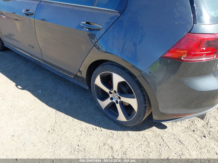 2017 Volkswagen Golf Gti Autobahn 4-Door/S 4-Door/Se 4-Door/Sport 4-Door VIN: 3VW4T7AU4HM037819 Lot: 39401684