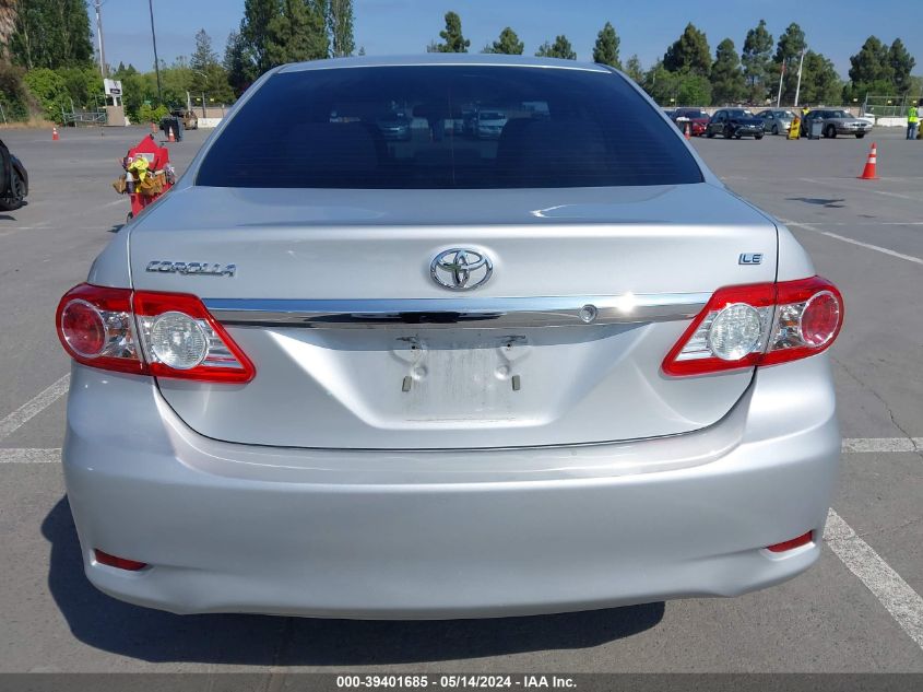 2013 Toyota Corolla Le VIN: 2T1BU4EE9DC005296 Lot: 39401685