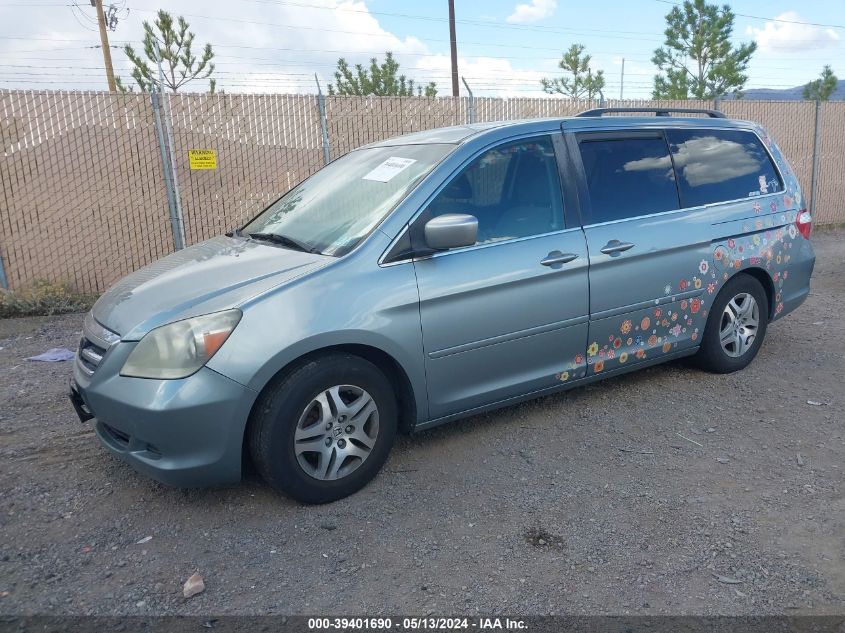 2005 Honda Odyssey Ex VIN: 5FNRL38465B101303 Lot: 39401690