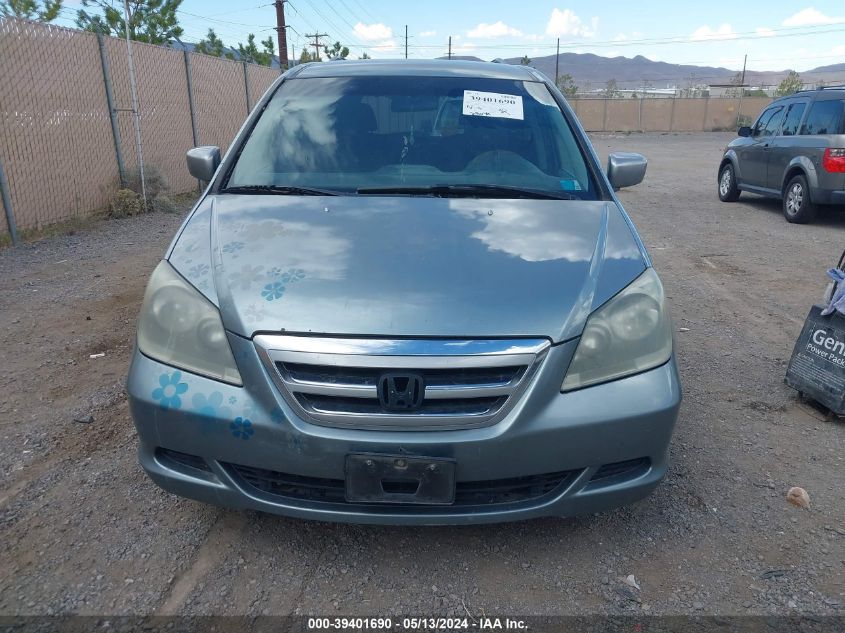 2005 Honda Odyssey Ex VIN: 5FNRL38465B101303 Lot: 39401690