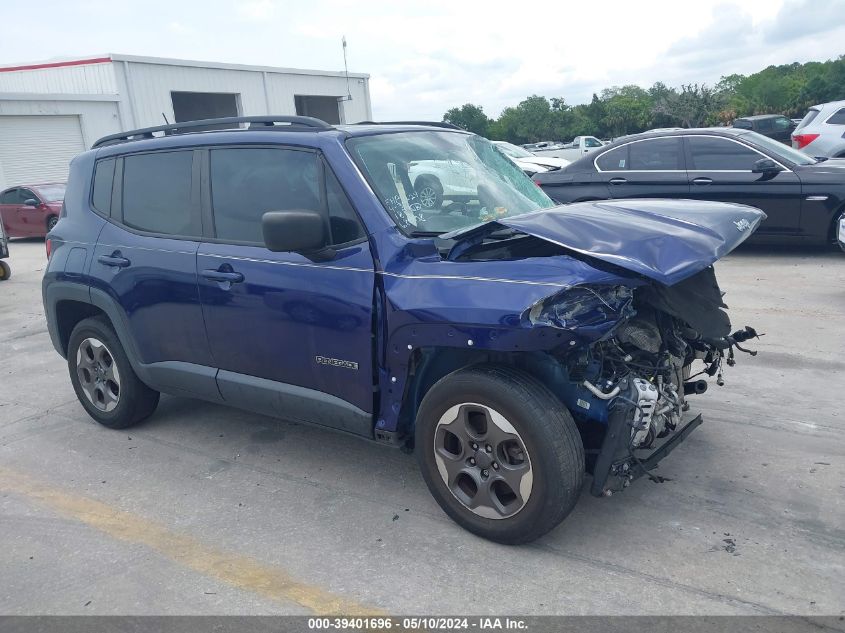 2017 Jeep Renegade Sport Fwd VIN: ZACCJAAB6HPF29958 Lot: 39401696