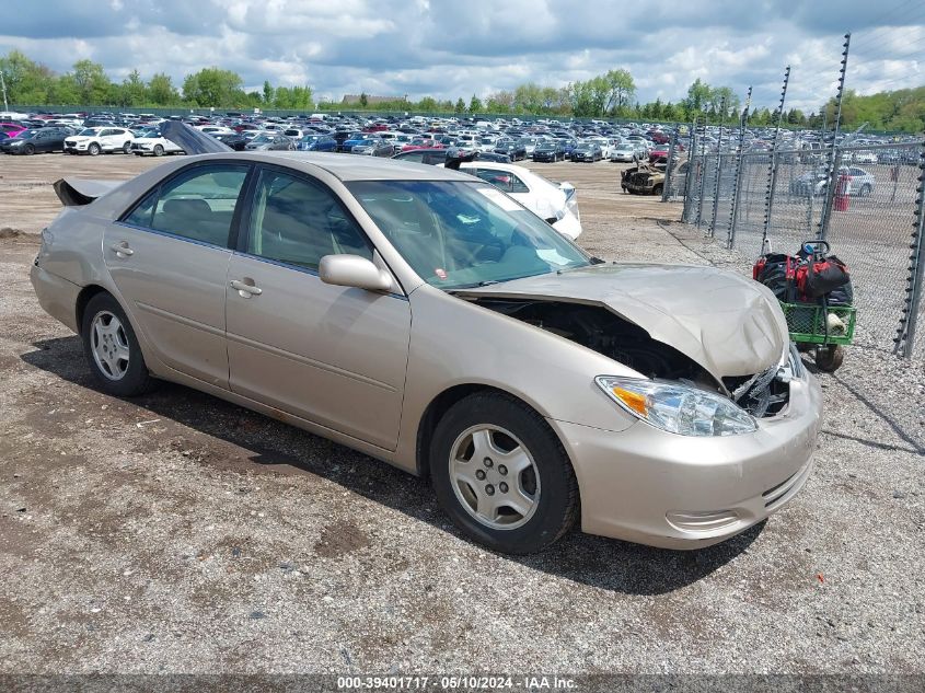 2002 Toyota Camry Le V6 VIN: 4T1BF30K22U019036 Lot: 39401717