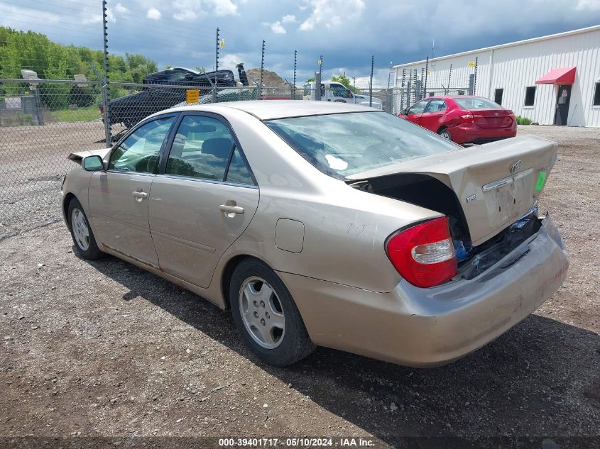 2002 Toyota Camry Le V6 VIN: 4T1BF30K22U019036 Lot: 39401717