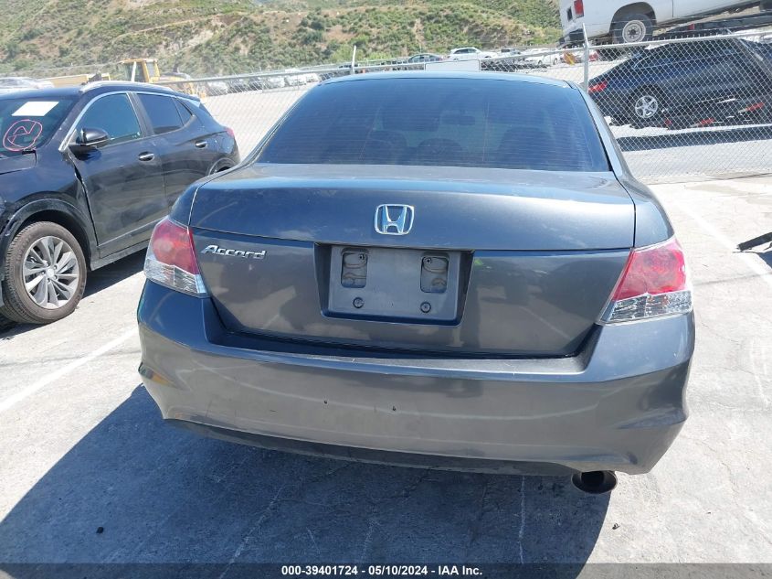 2009 Honda Accord 2.4 Lx-P VIN: JHMCP26489C008940 Lot: 39401724