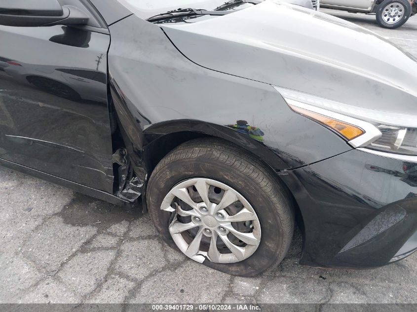 2022 Kia Forte Fe VIN: 3KPF24ADXNE476803 Lot: 39401729