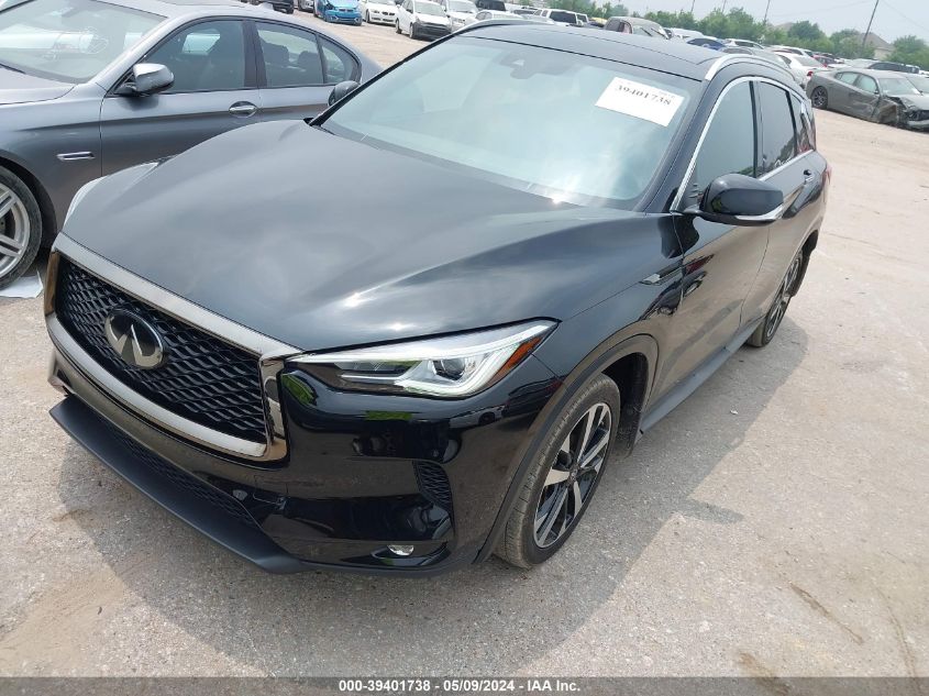 2021 Infiniti Qx50 Luxe Awd VIN: 3PCAJ5BB2MF121942 Lot: 39401738