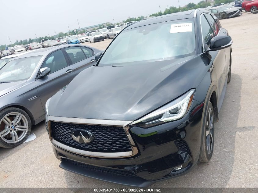 2021 Infiniti Qx50 Luxe Awd VIN: 3PCAJ5BB2MF121942 Lot: 39401738