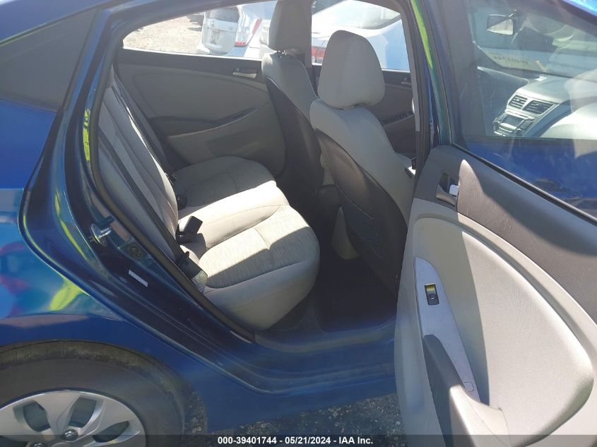 2017 Hyundai Accent Se VIN: KMHCT4AE8HU319233 Lot: 39401744