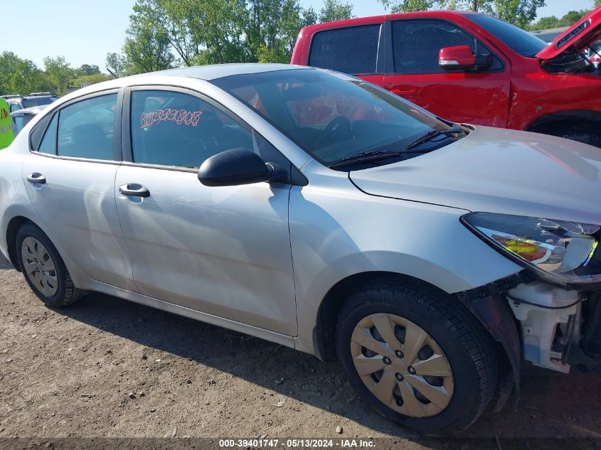 2018 Kia Rio Lx VIN: 3KPA24ABXJE125411 Lot: 39401747