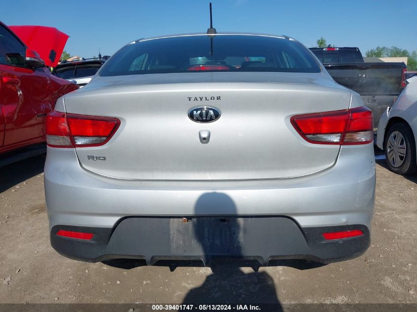 2018 Kia Rio Lx VIN: 3KPA24ABXJE125411 Lot: 39401747