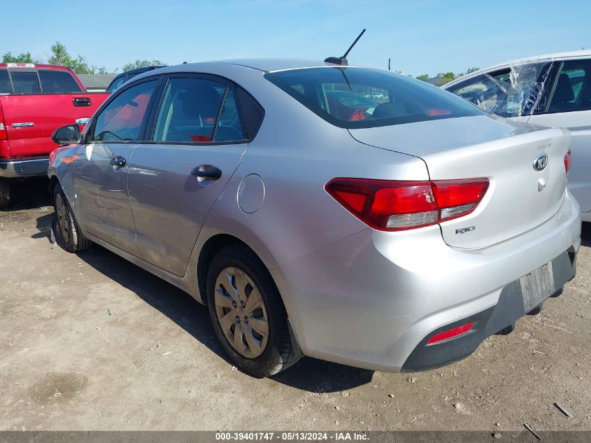 2018 Kia Rio Lx VIN: 3KPA24ABXJE125411 Lot: 39401747