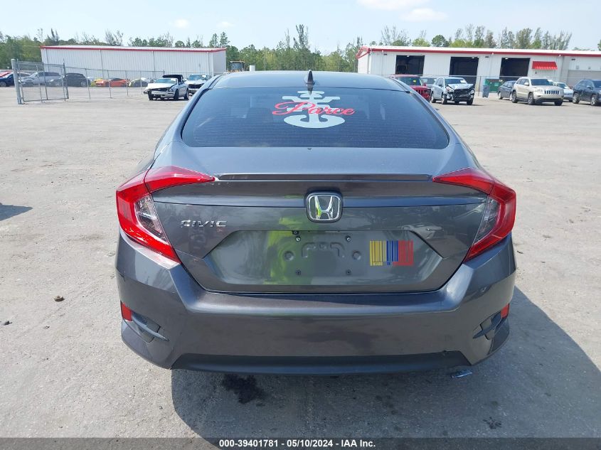 2017 Honda Civic Ex-T VIN: 19XFC1F31HE006613 Lot: 39401781