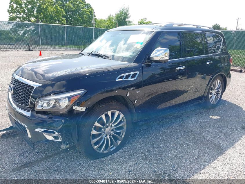 2017 Infiniti Qx80 VIN: JN8AZ2NE8H9151626 Lot: 39401782