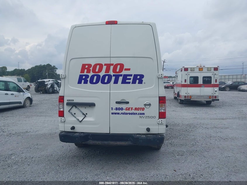 2019 Nissan Nv Cargo Nv2500 Hd Sv V6 VIN: 1N6BF0LY1KN810393 Lot: 39401811