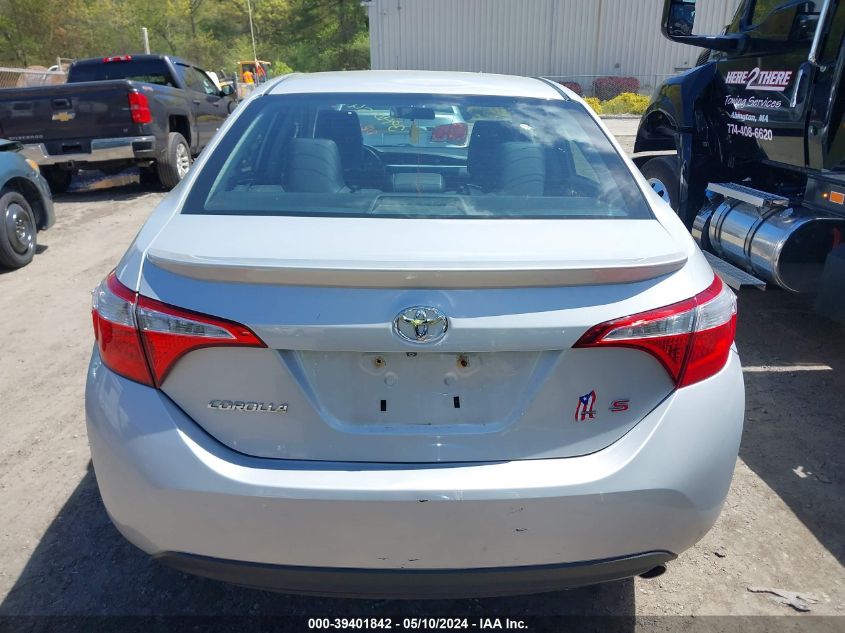 2014 Toyota Corolla S Plus VIN: 2T1BURHE3EC219551 Lot: 39401842