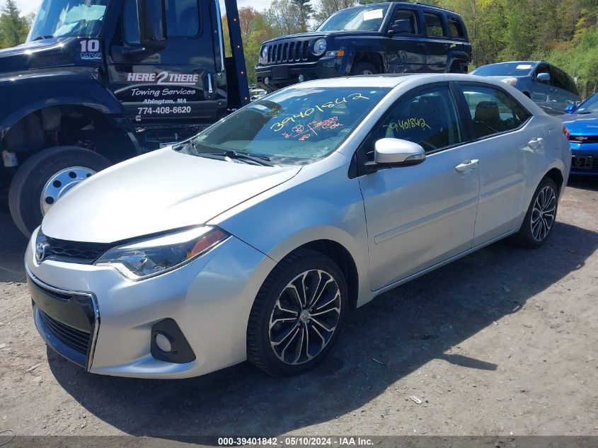 2014 TOYOTA COROLLA S PLUS - 2T1BURHE3EC219551