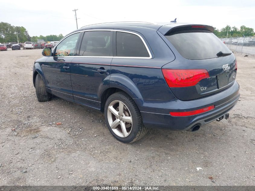 2014 Audi Q7 3.0T S Line Prestige VIN: WA1DGAFE0ED006249 Lot: 39401859