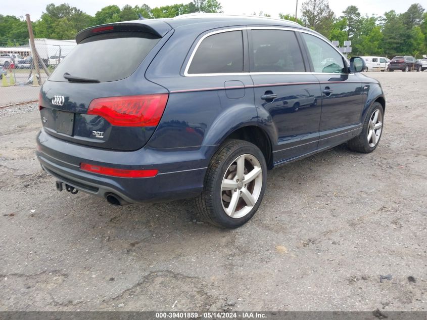 2014 Audi Q7 3.0T S Line Prestige VIN: WA1DGAFE0ED006249 Lot: 39401859