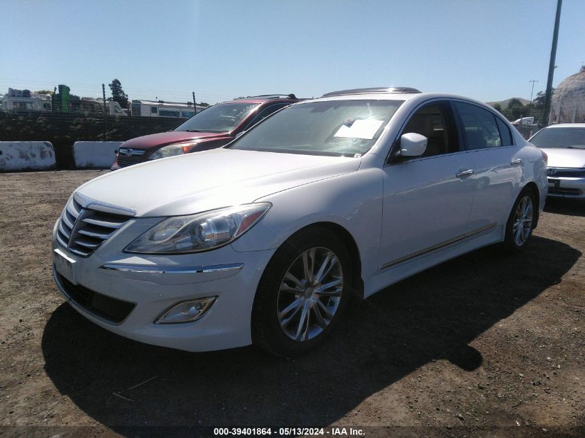 2012 Hyundai Genesis 5.0 VIN: KMHGC4DH9CU210943 Lot: 39401864